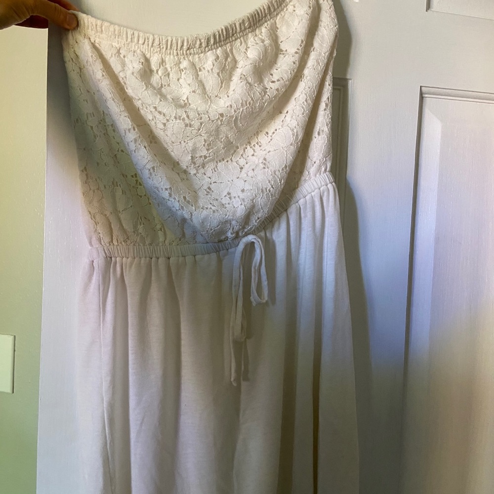 White Lace swimsuit cover up